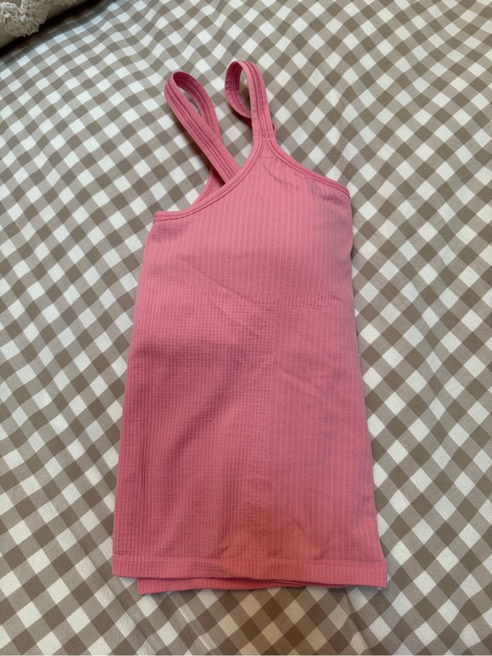 lululemon athletica Pink Ribbed Tank
